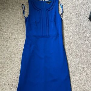 Elegant Blue Sleeveless Dress